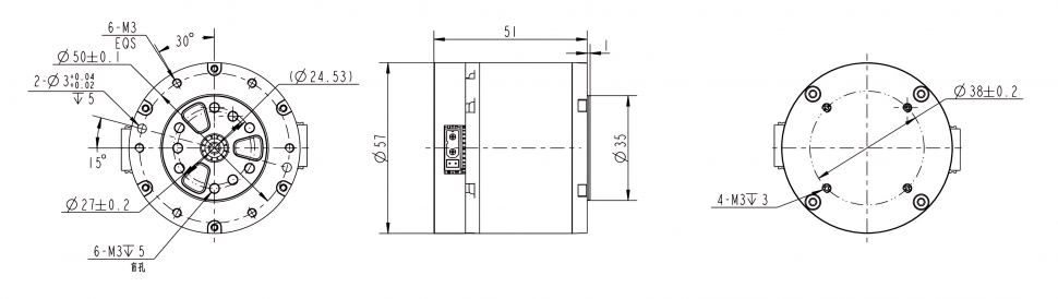 14N.m integrated QDD motor module
