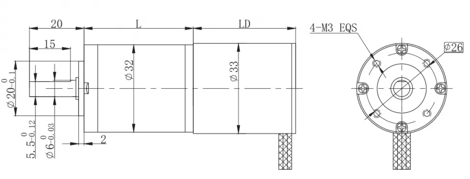 Чертеж FL33BL-32JXE30K