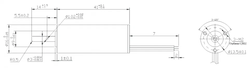 Чертеж FL16SBL