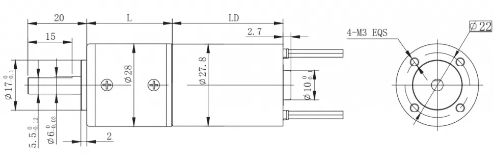 Чертеж FL28CBLA-28JN30K