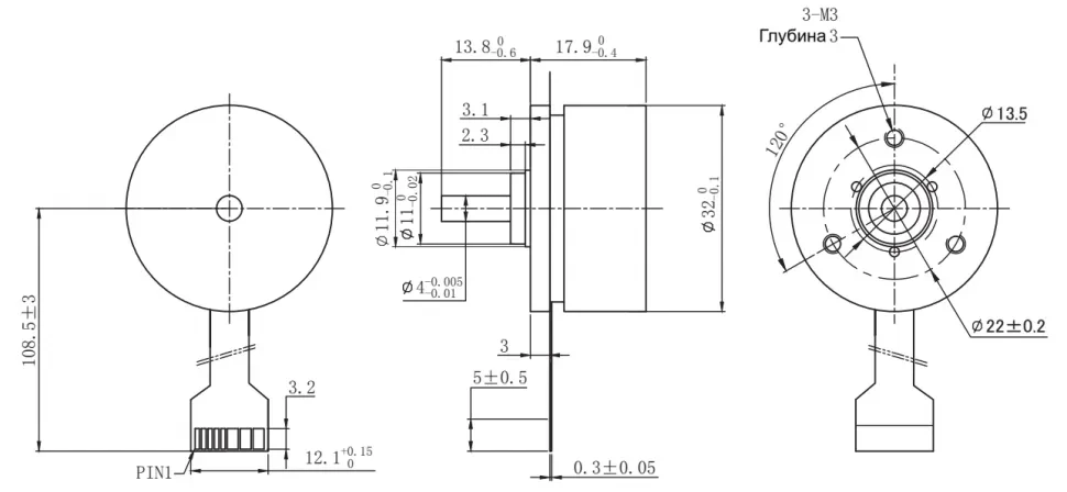 Чертеж FL32BLW