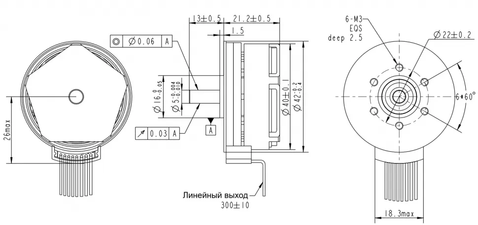 Чертеж FL45BLWH