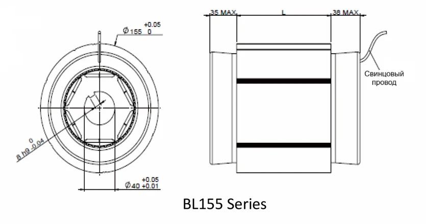 Чертеж BL155F.30.18