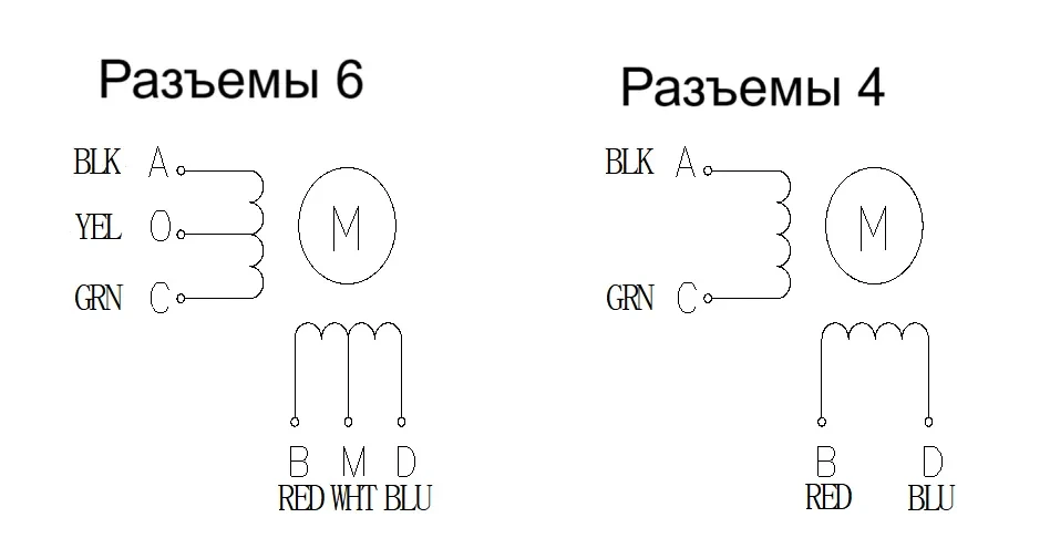 Схема подключения FL39STH (0.9°)