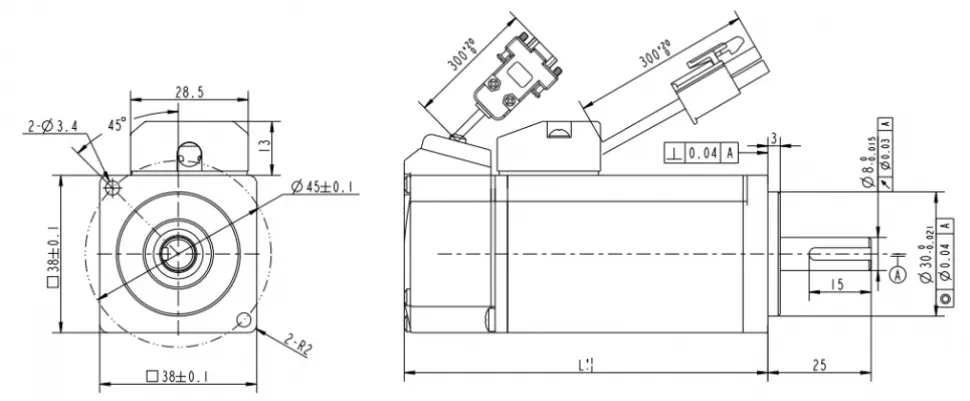 Чертеж FL38BLG