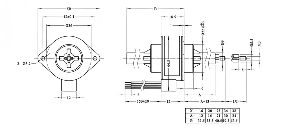 Чертеж φ36 PM