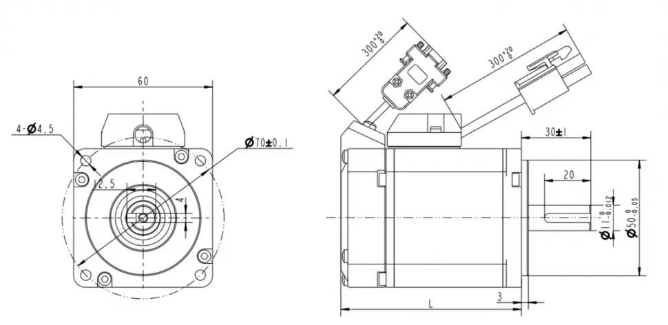 Чертеж FL60BLG
