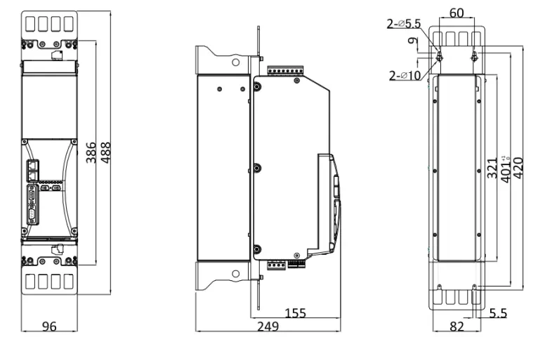 Чертеж AxN Size 2