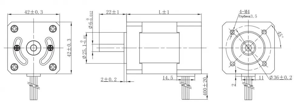 Чертеж FL42BLB