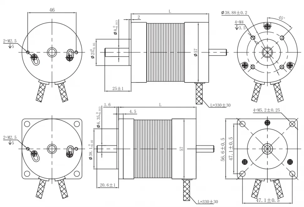 Чертеж FL57BLA