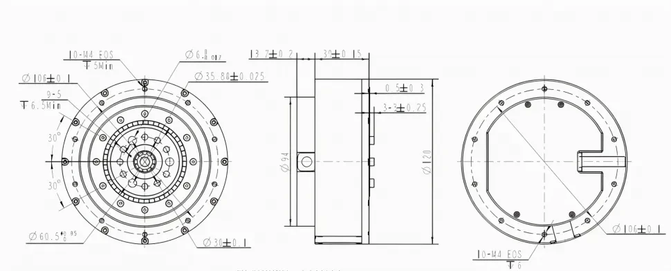 Чертеж iSVD120C-48V-700-A14-001-EN