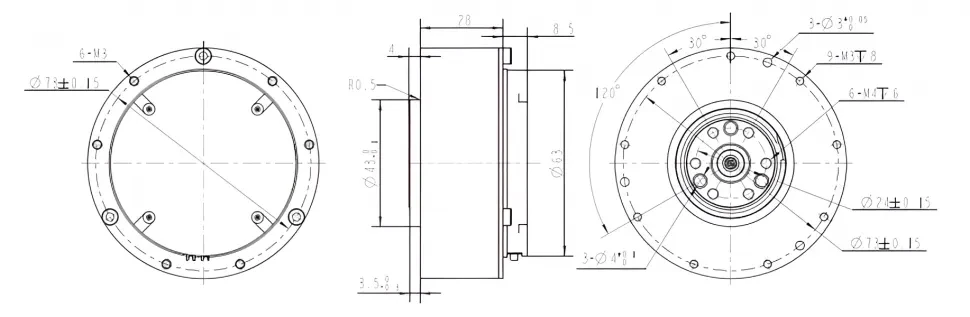 Чертеж iSVD78C-48V-230-A14-002-EN