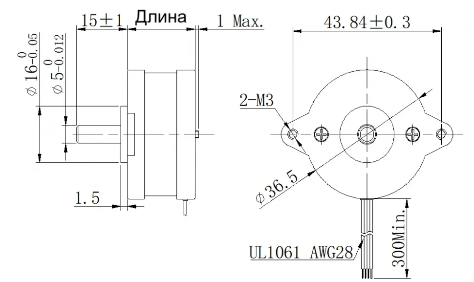 Чертеж FL36STH