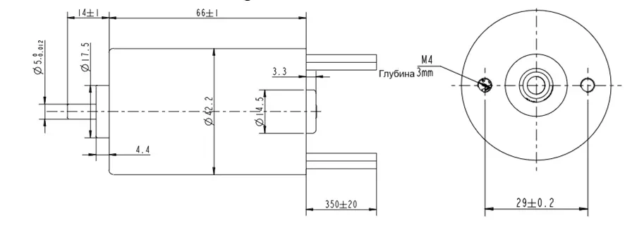 Чертеж FL42CBL-IE3