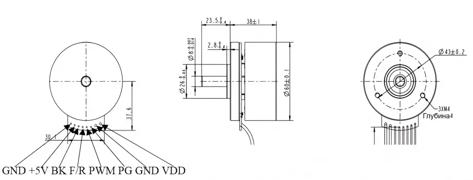 Чертеж iBLD60W-H-S