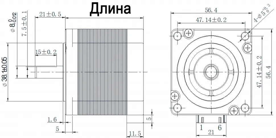 Чертеж FL57STD
